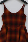 Shushutong suspender dress aw21dr01 orange